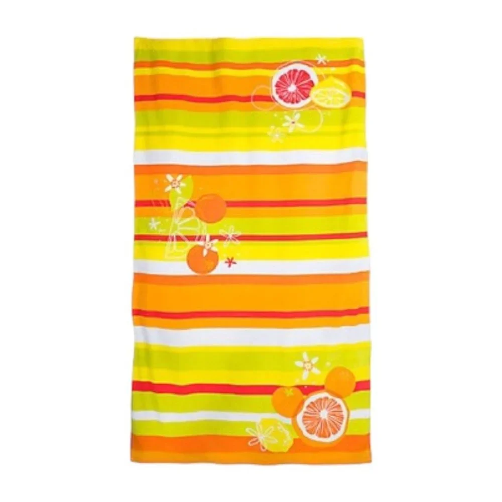 Disney Parks Mickey Mouse Citrus Icon Beach Towel